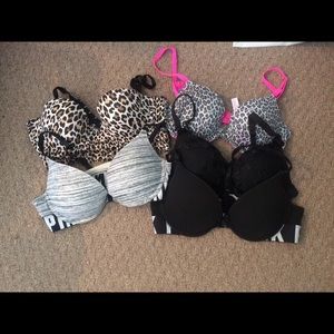 Bundle of 6 Victoria Secret and Pink 34B bras! Euc